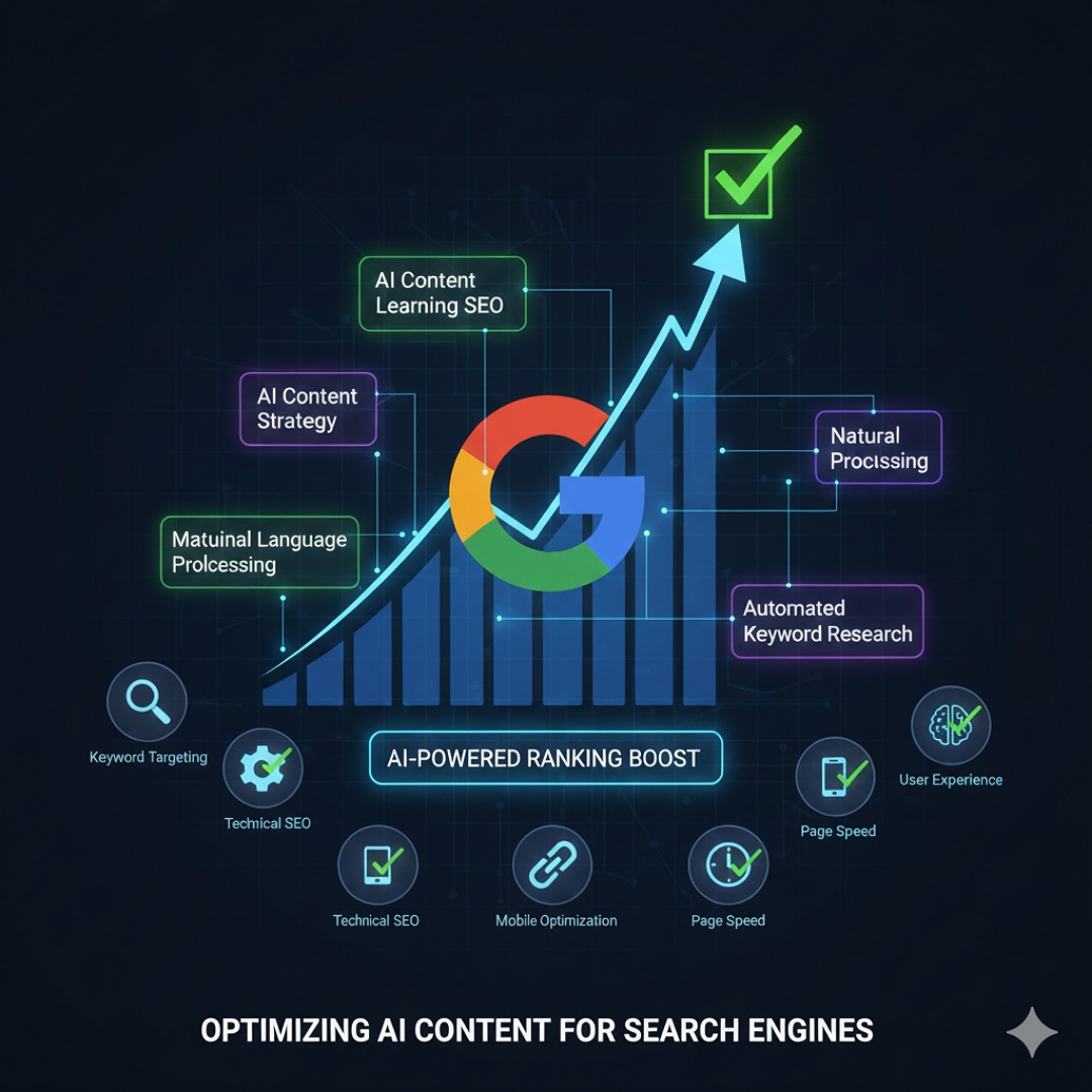 بهینه‌سازی محتوای تولید شده با هوش مصنوعی برای سئو